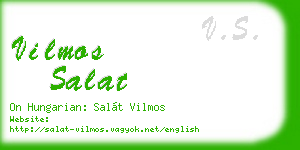 vilmos salat business card